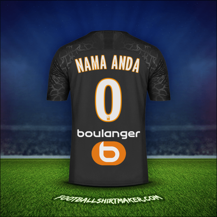 Jersey Olympique de Marseille 2019/20 Ketiga -  nama anda - 0