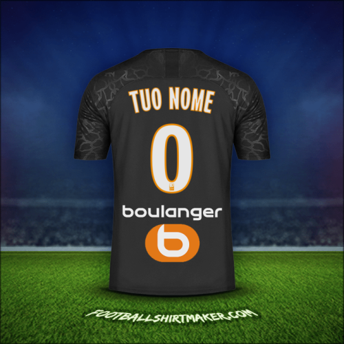 Maglia Olympique de Marseille 2019/20 Terza -  tuo nome - 0