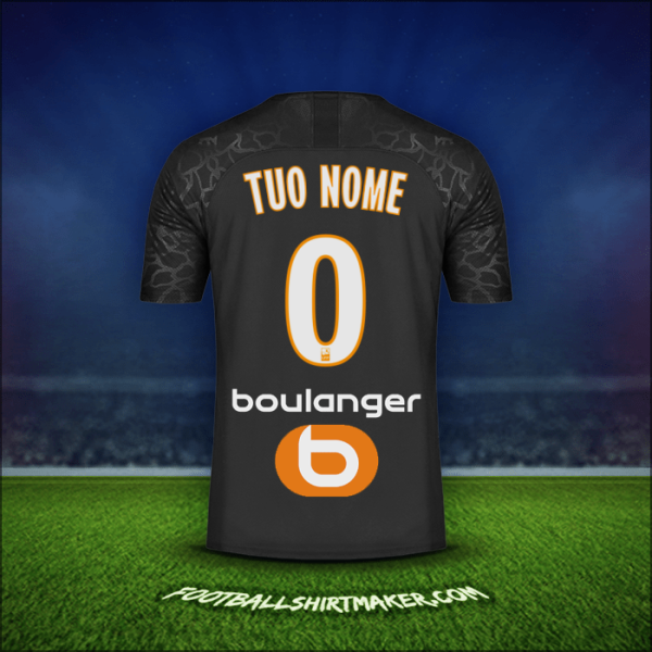 Maglia Olympique de Marseille 2019/20 Terza -  tuo nome - 0