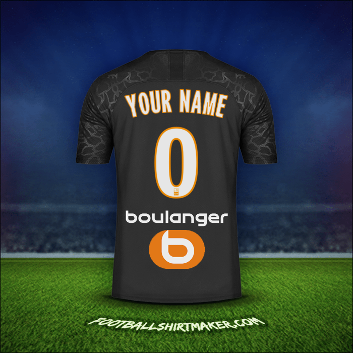 Jersey Olympique de Marseille 2019/20 Third -  your name - 0