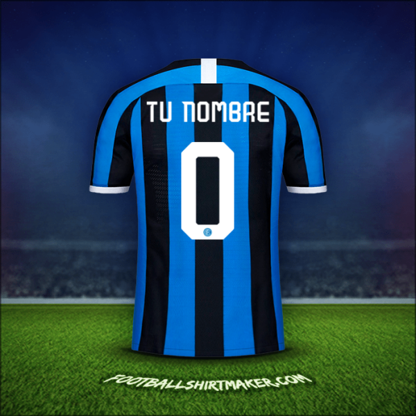 Camiseta Inter Cup 2019/20 -  tu nombre - 0
