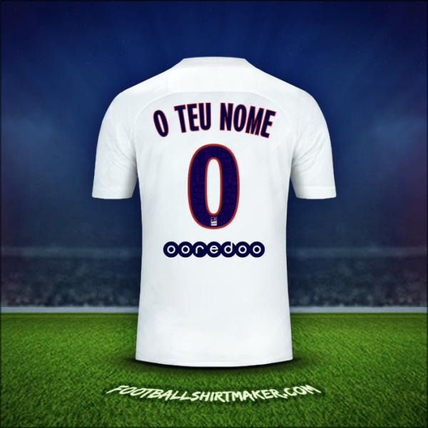 Camisola Paris Saint Germain 2019/20 Terceira -  o teu nome - 0