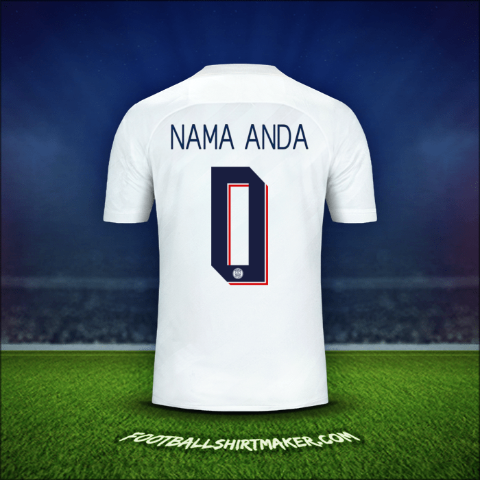 Jersey Paris Saint Germain Cup 2019/20 Ketiga -  nama anda - 0