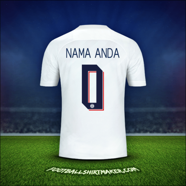 Jersey Paris Saint Germain Cup 2019/20 Ketiga -  nama anda - 0