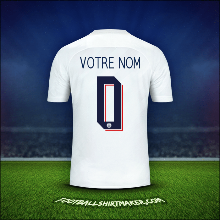 Maillot Paris Saint Germain Cup 2019/20 Troisième -  votre nom - 0