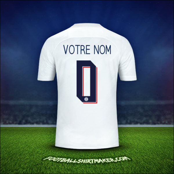 Maillot Paris Saint Germain Cup 2019/20 Troisième -  votre nom - 0