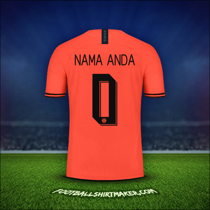 Jersey Paris Saint Germain Cup 2019/20 Alternatif -  nama anda - 0