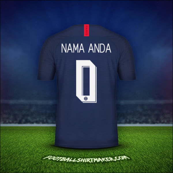 Jersey Paris Saint Germain Cup 2019/20 -  nama anda - 0