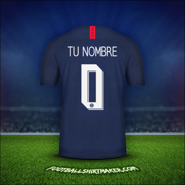 Camiseta Paris Saint Germain Cup 2019/20 -  tu nombre - 0