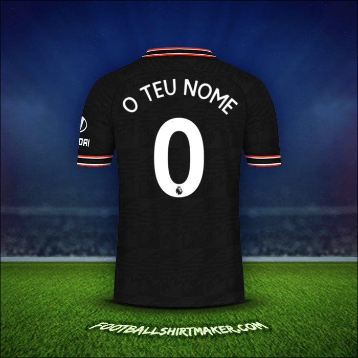 Camisola Chelsea 2019/20 Terceira -  o teu nome - 0