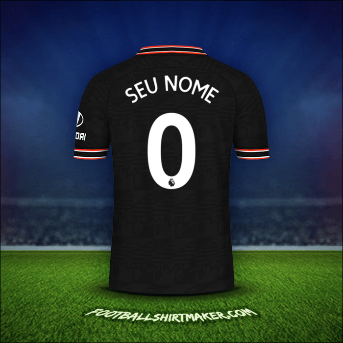 Camisa Chelsea 2019/20 Terceira -  seu nome - 0