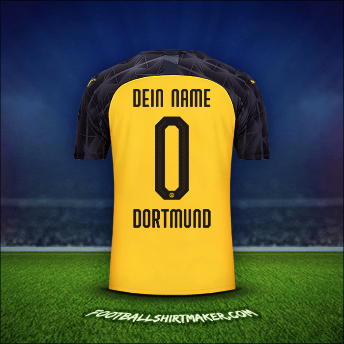 Trikot Borussia Dortmund Cup 2019/20 -  dein name - 0
