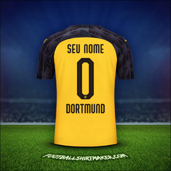 Camisa Borussia Dortmund Cup 2019/20 -  seu nome - 0