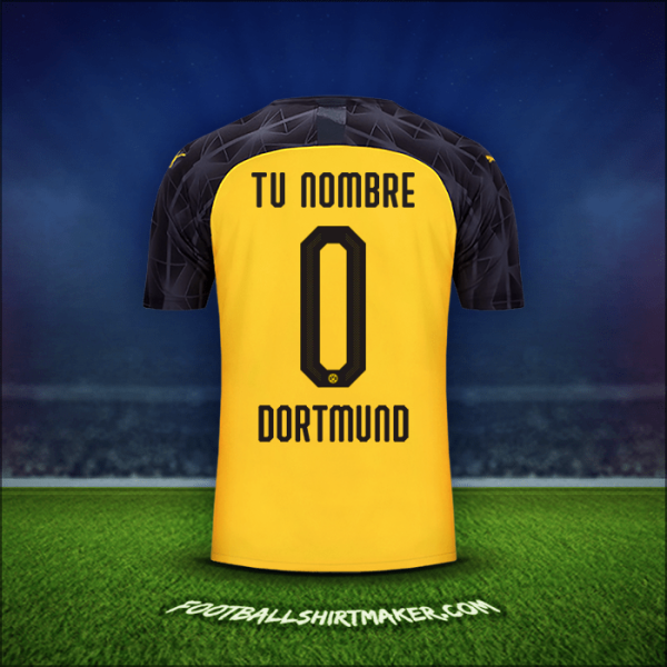 Camiseta Borussia Dortmund Cup 2019/20 -  tu nombre - 0