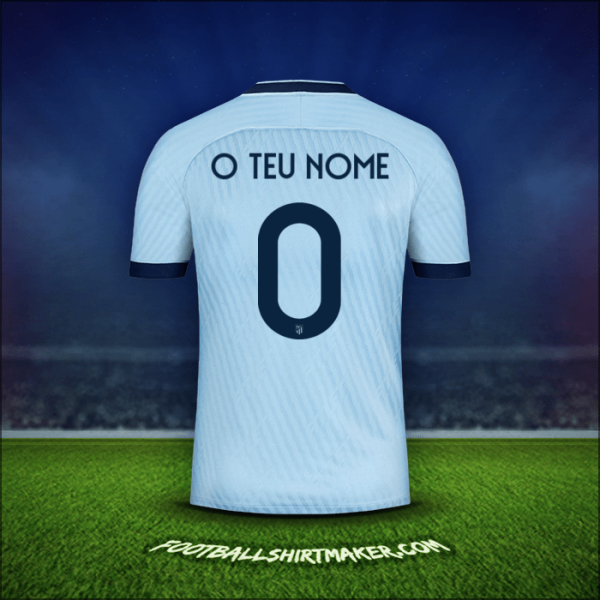 Camisola Atletico Madrid Cup 2019/20 Terceira -  o teu nome - 0