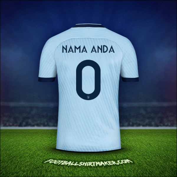 Jersey Atletico Madrid Cup 2019/20 Ketiga -  nama anda - 0