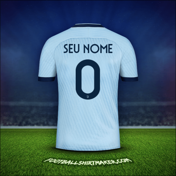 Camisa Atletico Madrid Cup 2019/20 Terceira -  seu nome - 0