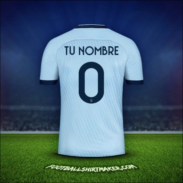 Jersey Atletico Madrid Cup 2019/20 Tercera -  tu nombre - 0