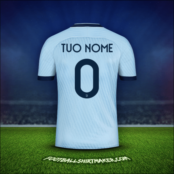 Maglia Atletico Madrid Cup 2019/20 Terza -  tuo nome - 0