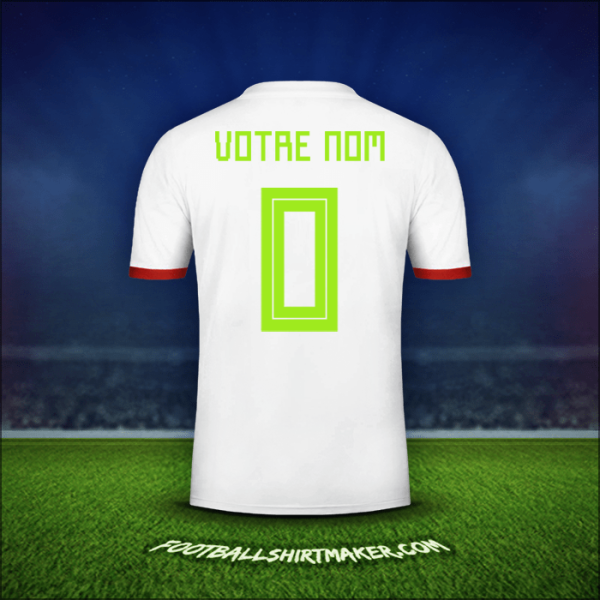 Maillot Algérie 2018 -  votre nom - 0