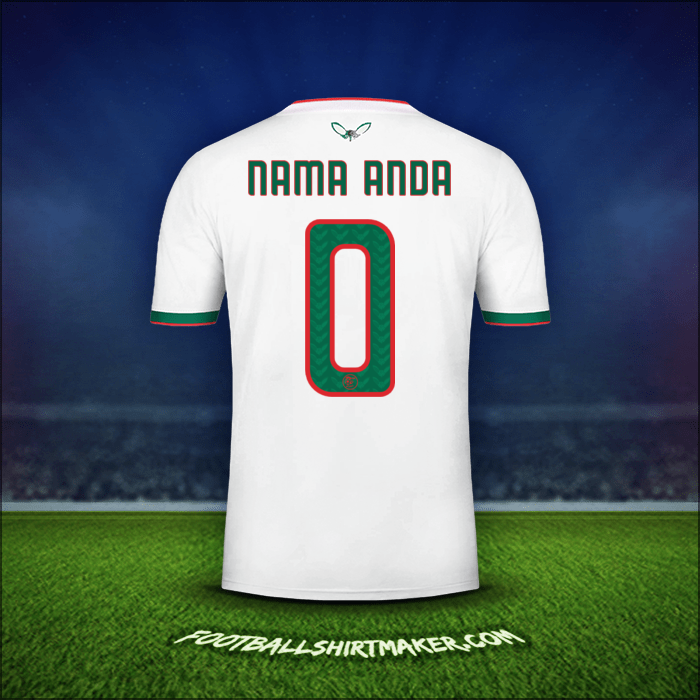 Jersey Aljazair 2019 -  nama anda - 0