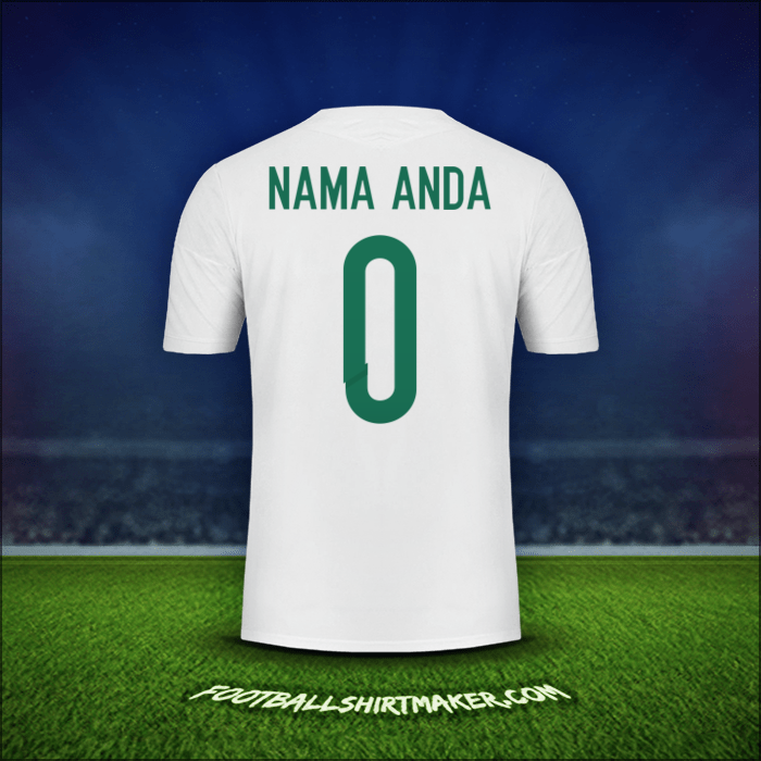 Jersey Aljazair 2015 -  nama anda - 0