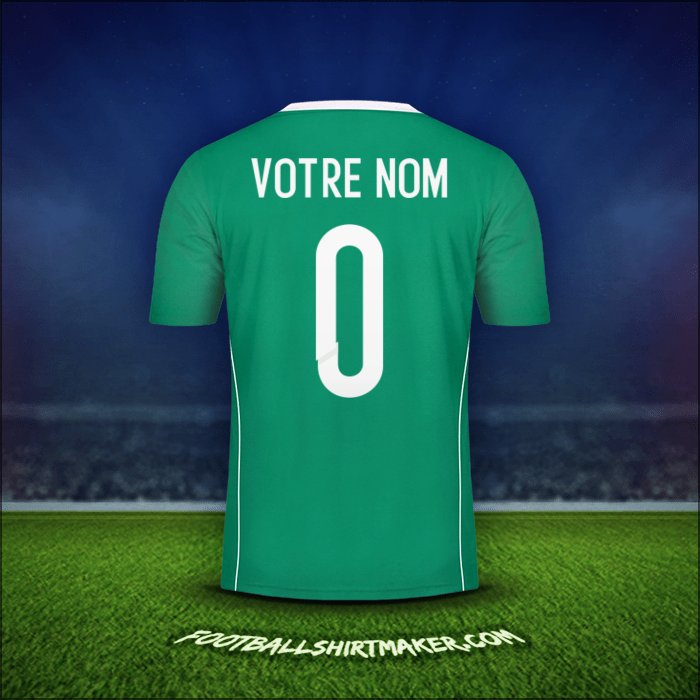 Maillot Algérie 2015 Extérieur -  votre nom - 0