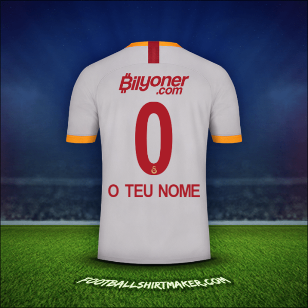 Camisola Galatasaray SK 2019/20 Terceira -  o teu nome - 0