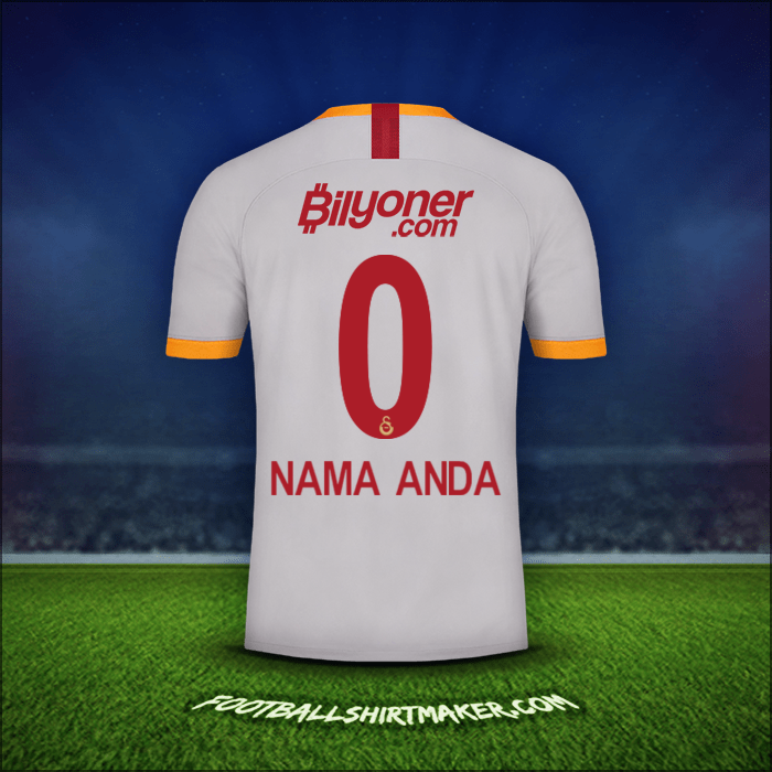 Jersey Galatasaray SK 2019/20 Ketiga -  nama anda - 0