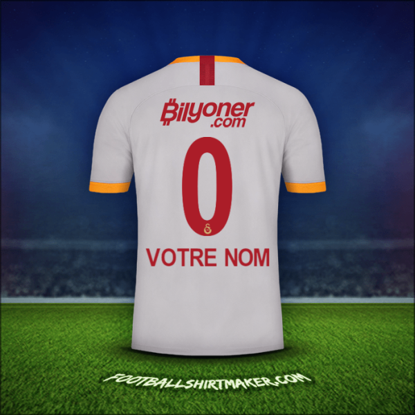 Maillot Galatasaray SK 2019/20 Troisième -  votre nom - 0