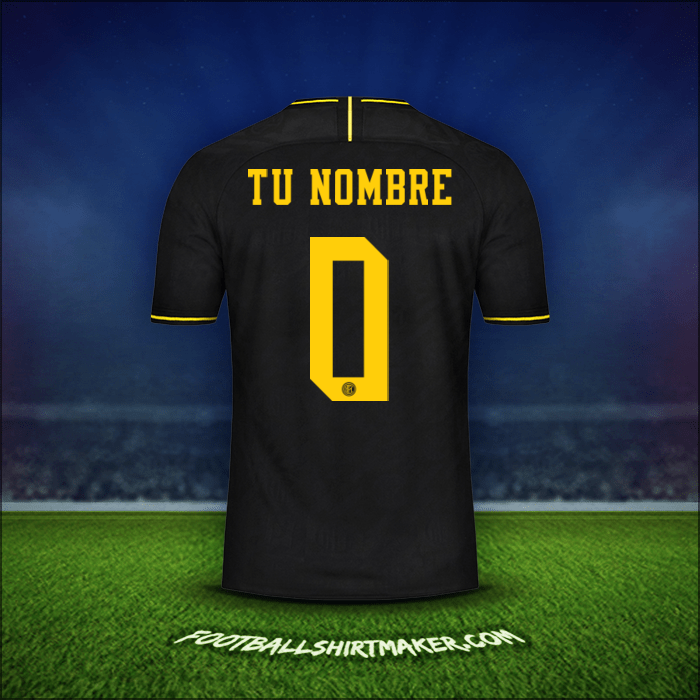 Jersey Inter Cup 2019/20 Tercera -  tu nombre - 0