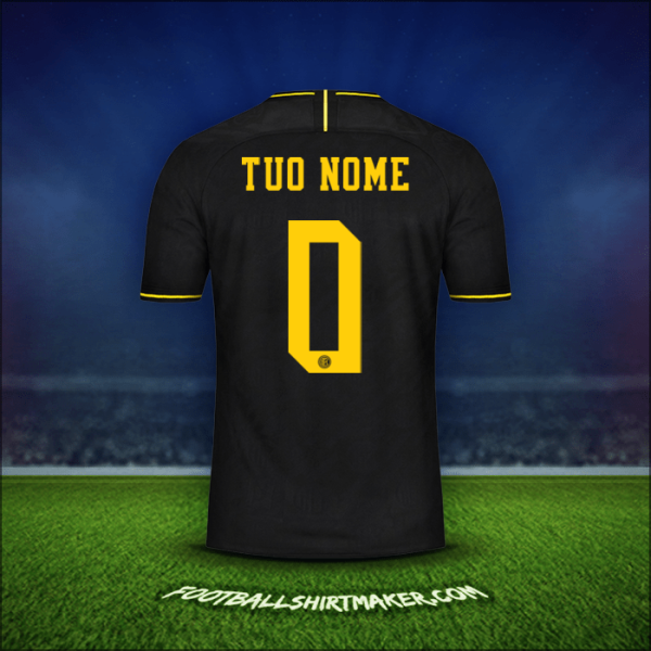Maglia Inter Cup 2019/20 Terza -  tuo nome - 0