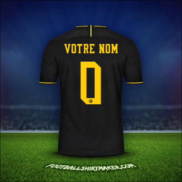 Maillot Inter Cup 2019/20 Troisième -  votre nom - 0