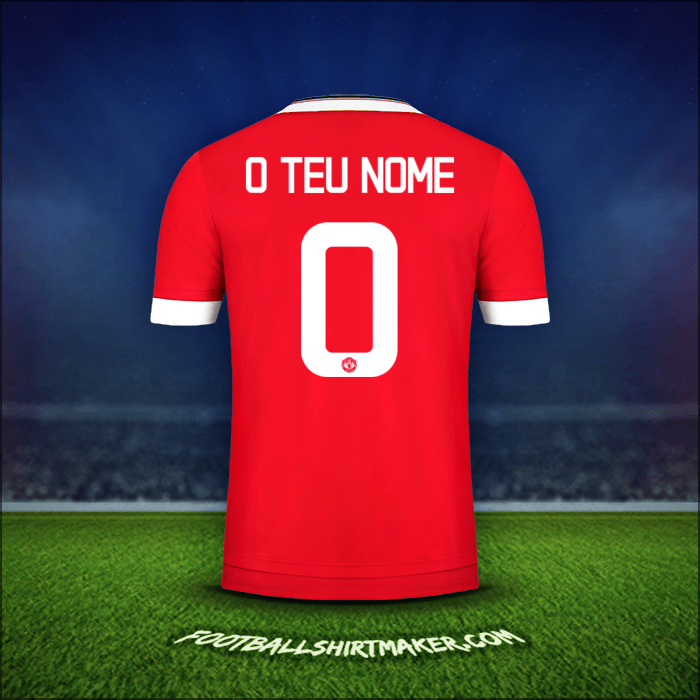 Camisola Manchester United Cup 2015/16 -  o teu nome - 0