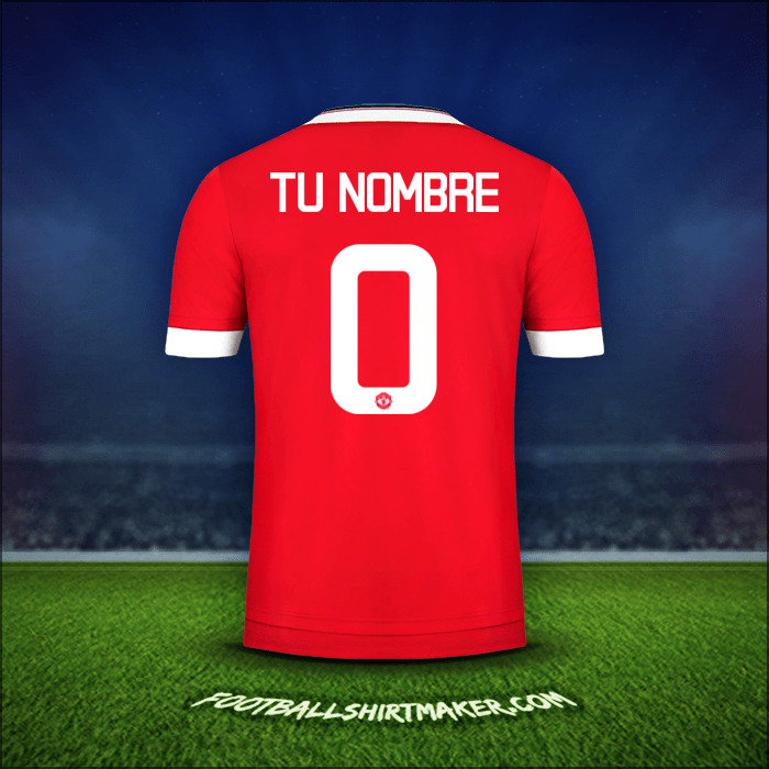 Camiseta Manchester United Cup 2015/16 -  tu nombre - 0