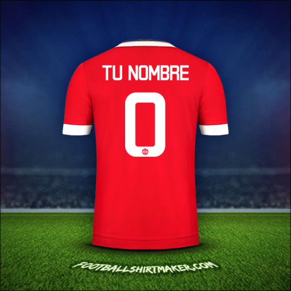 Camiseta Manchester United Cup 2015/16 -  tu nombre - 0