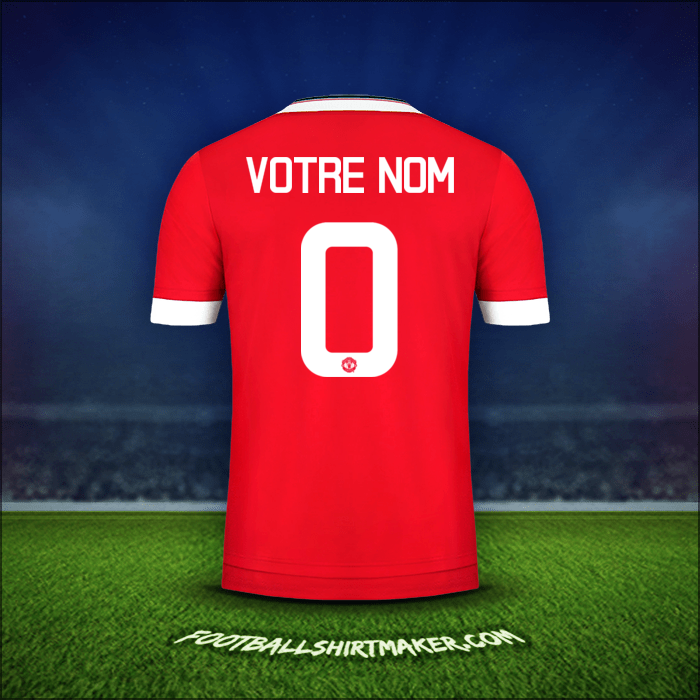 Maillot Manchester United Cup 2015/16 -  votre nom - 0