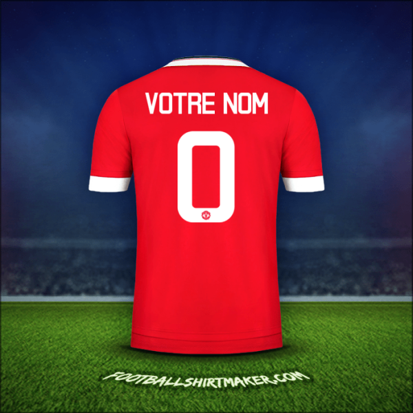 Maillot Manchester United Cup 2015/16 -  votre nom - 0