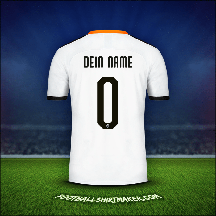 Trikot Valencia CF Cup 2019/20 -  dein name - 0