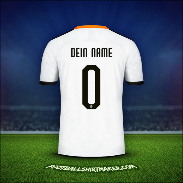 Trikot Valencia CF Cup 2019/20 -  dein name - 0