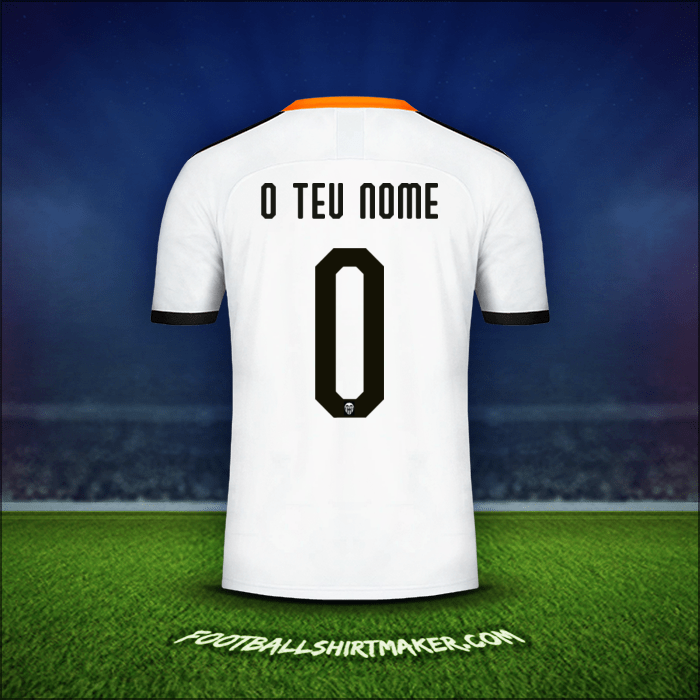 Camisola Valencia CF Cup 2019/20 -  o teu nome - 0