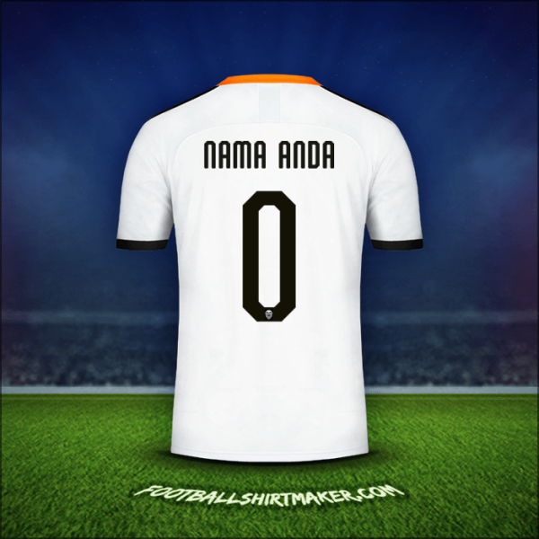 Jersey Valencia CF Cup 2019/20 -  nama anda - 0