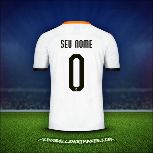 Camisa Valencia CF Cup 2019/20 -  seu nome - 0
