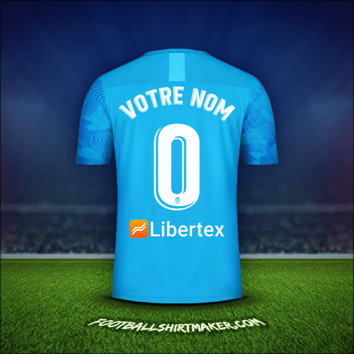 Maillot Valencia CF 2019/20 Troisième -  votre nom - 0