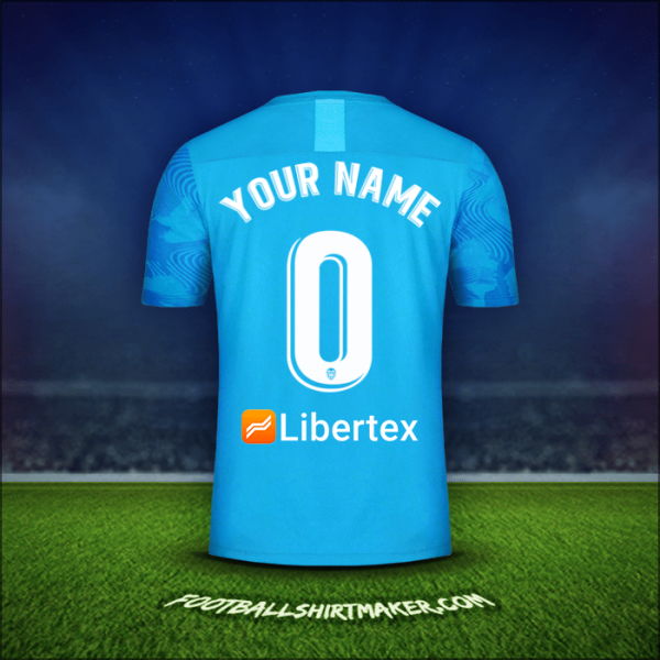 Shirt Valencia CF 2019/20 Third -  your name - 0