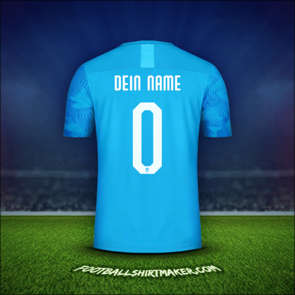 Trikot Valencia CF Cup 2019/20 Dritte -  dein name - 0
