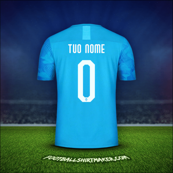 Maglia Valencia CF Cup 2019/20 Terza -  tuo nome - 0