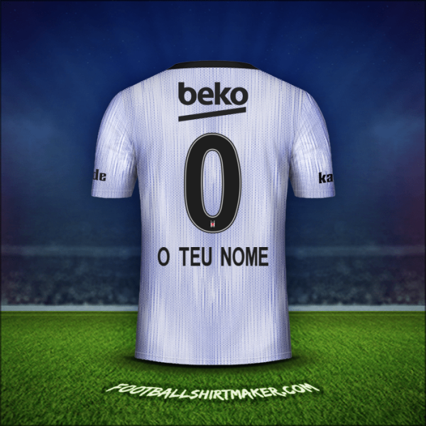Camisola Besiktas JK 2019/20 Terceira -  o teu nome - 0