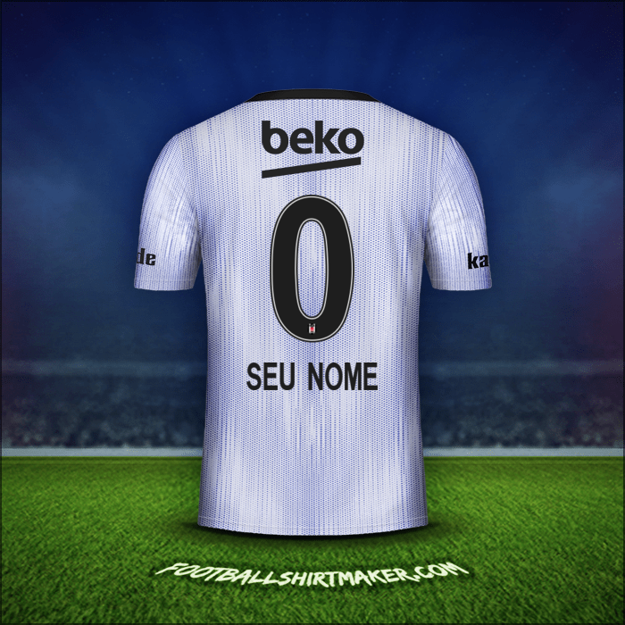 Camisa Besiktas JK 2019/20 Terceira -  seu nome - 0