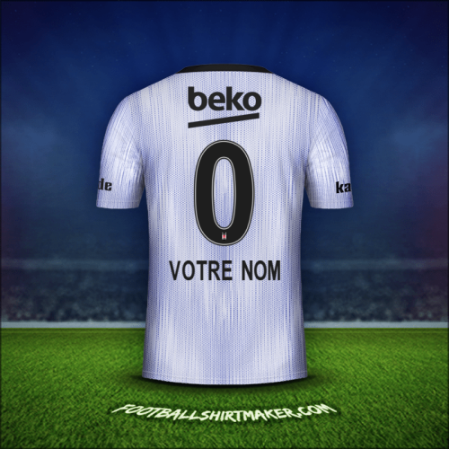 Maillot Besiktas JK 2019/20 Troisième -  votre nom - 0